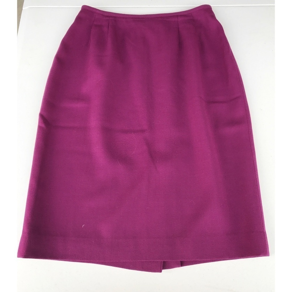 Kasper Vintage Plum Pencil Skirt